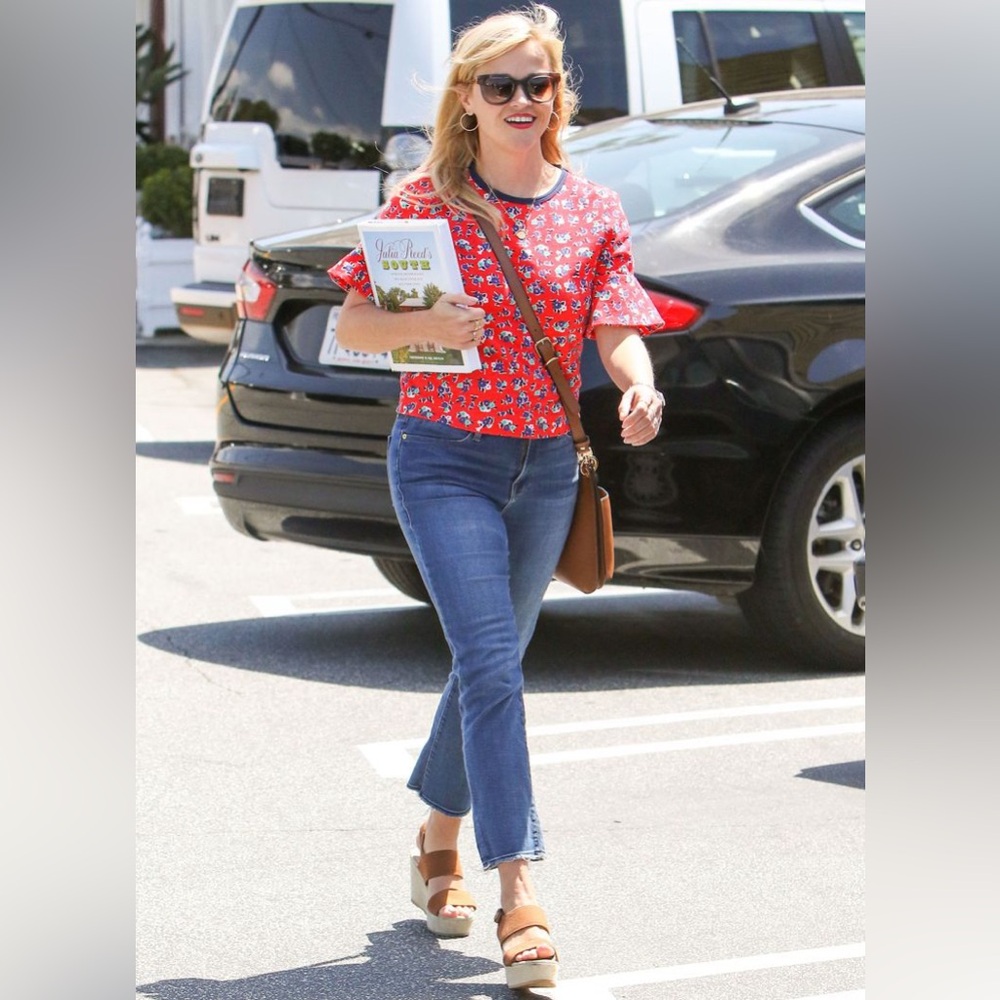 Draper James Georgia Floral Ruffle Top - Picture 5 of 5